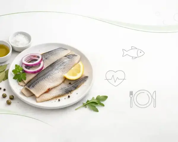 Filety śledziowe z cytryną i cebulą. Czy śledź jest zdrowy? Tak, to bogactwo kwasów omega-3 i witamin.